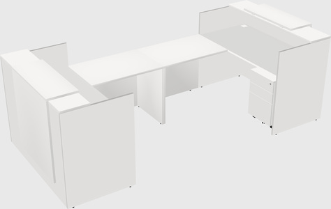 Reception desk u-shape