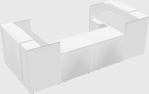 Reception desk u-shape