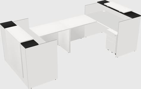 Reception desk u-shape