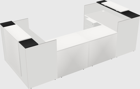 Reception desk u-shape