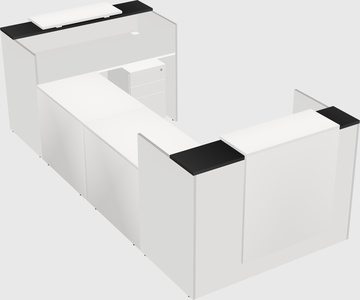 Reception desk u-shape