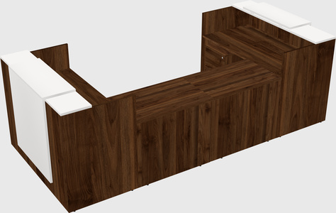 Reception desk u-shape