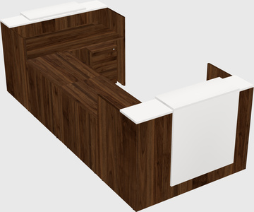 Reception desk u-shape