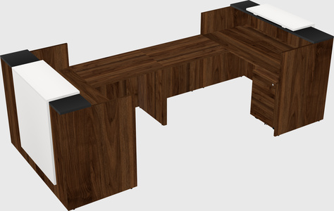 Reception desk u-shape