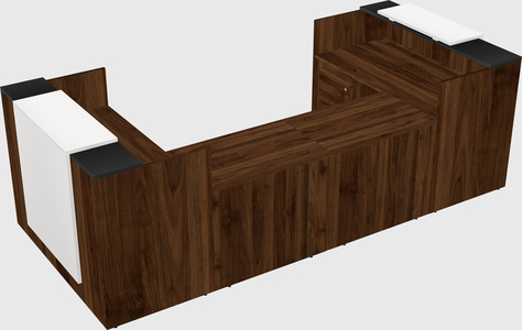 Reception desk u-shape