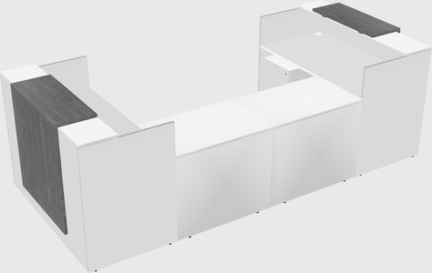 Reception desk u-shape