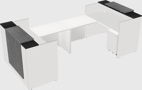 Reception desk u-shape