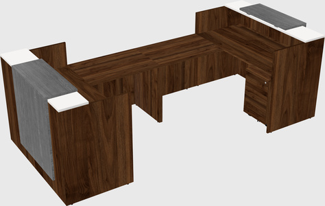Reception desk u-shape