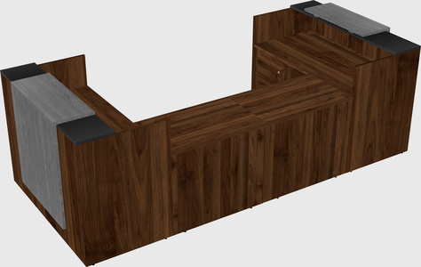 Reception desk u-shape