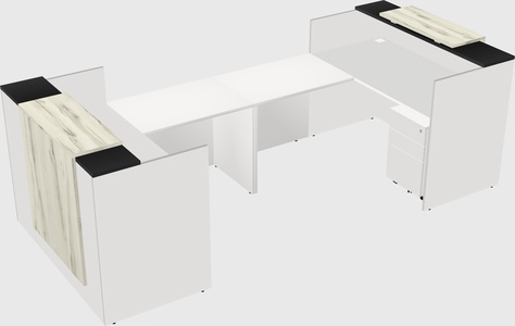 Reception desk u-shape