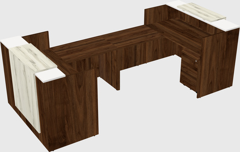 Reception desk u-shape
