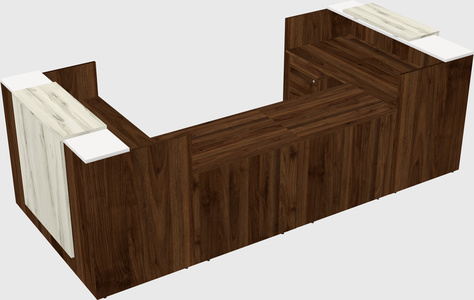 Reception desk u-shape