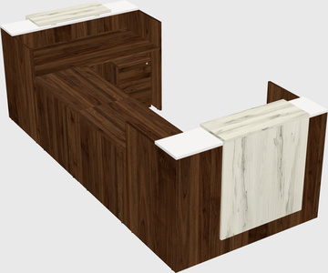 Reception desk u-shape
