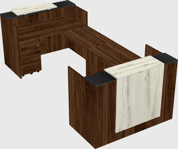 Reception desk u-shape