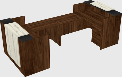 Reception desk u-shape