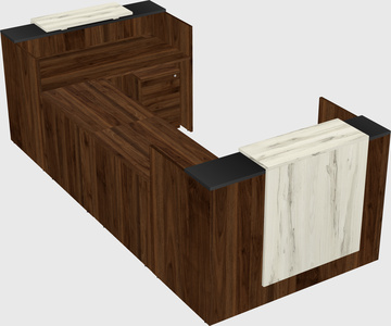 Reception desk u-shape