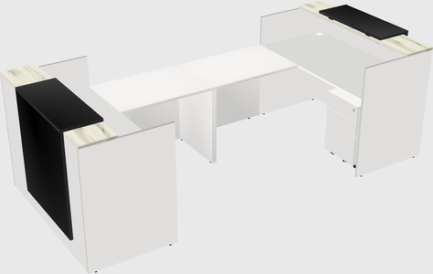Reception desk u-shape