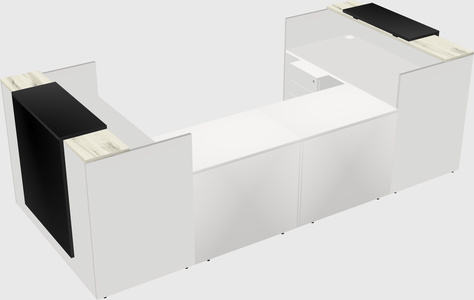 Reception desk u-shape