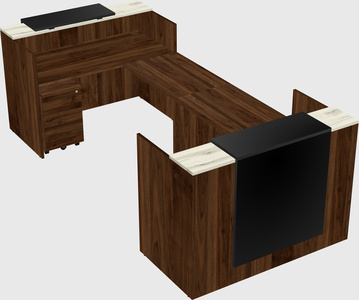 Reception desk u-shape