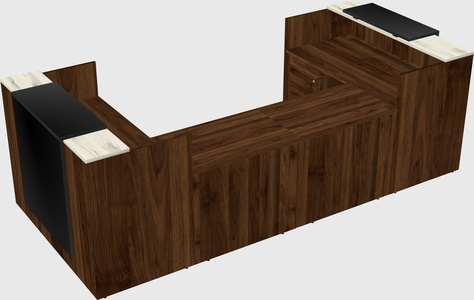Reception desk u-shape