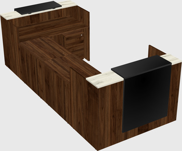 Reception desk u-shape