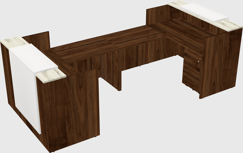 Reception desk u-shape