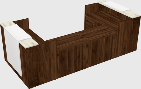 Reception desk u-shape