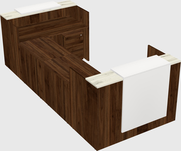 Reception desk u-shape