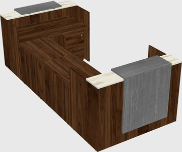 Reception desk u-shape