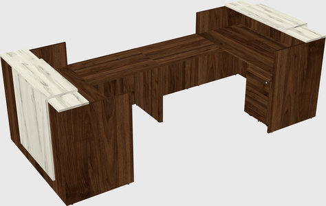 Reception desk u-shape