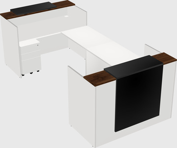 Reception desk u-shape