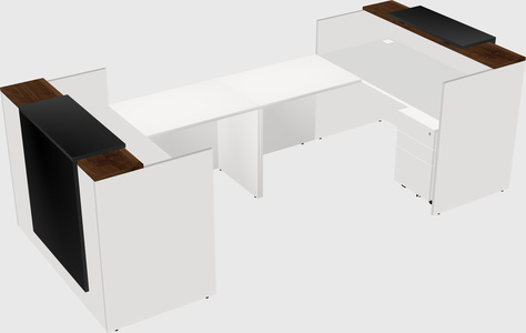 Reception desk u-shape