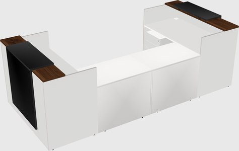 Reception desk u-shape