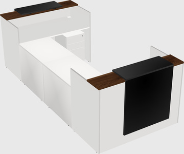 Reception desk u-shape