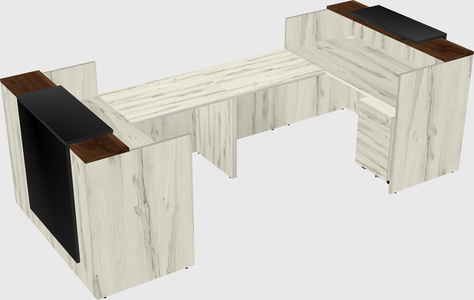 Reception desk u-shape
