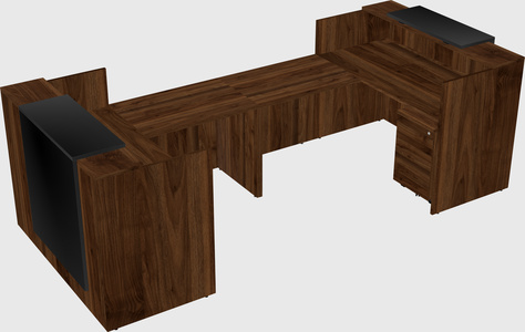 Reception desk u-shape