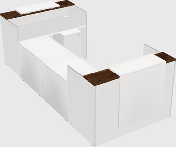 Reception desk u-shape