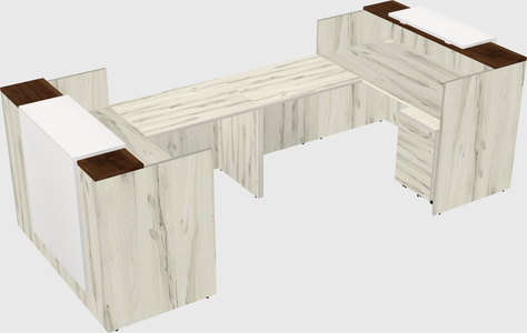 Reception desk u-shape