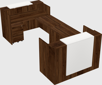 Reception desk u-shape