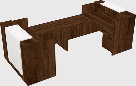 Reception desk u-shape