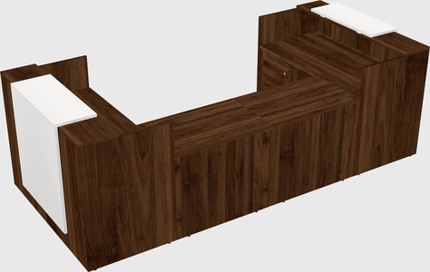 Reception desk u-shape