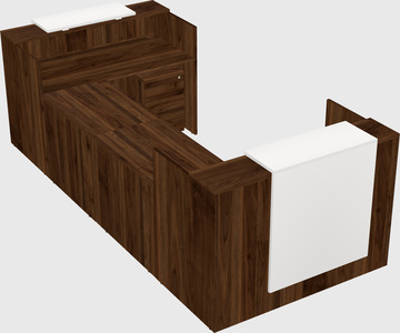 Reception desk u-shape