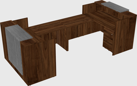 Reception desk u-shape