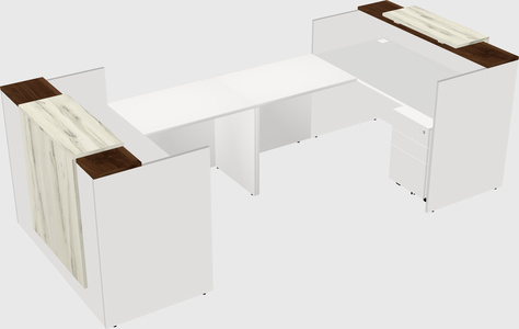 Reception desk u-shape