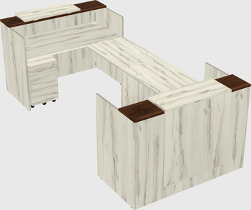 Reception desk u-shape