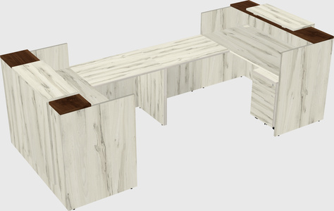 Reception desk u-shape