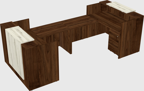 Reception desk u-shape