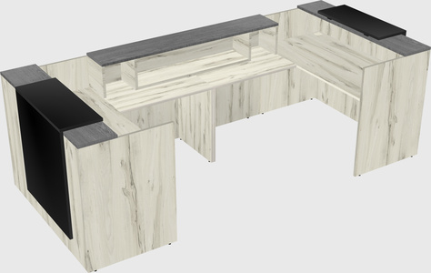 Reception desk u-shape