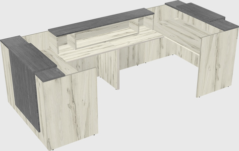 Reception desk u-shape