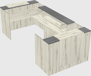Reception desk u-shape